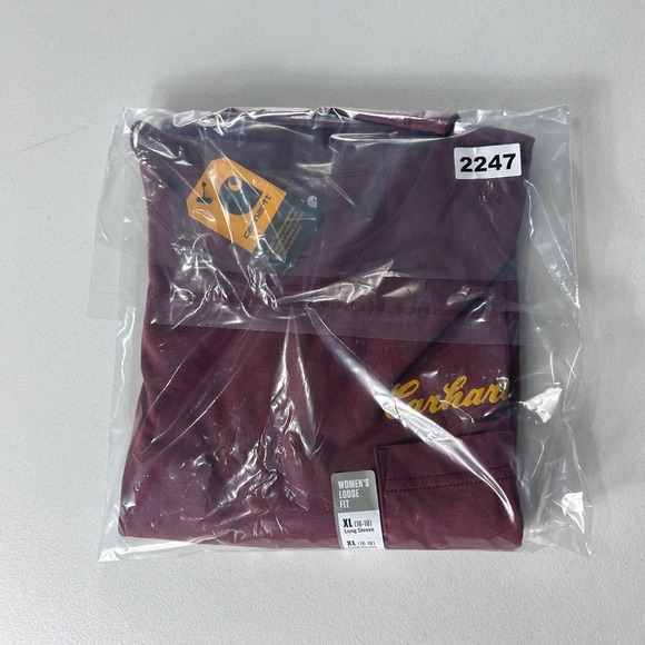 Carhartt Womens XL Loose Fit Lightweight Long Sleeve T-Shirt TK6308-W NEW - Picture 11 of 11